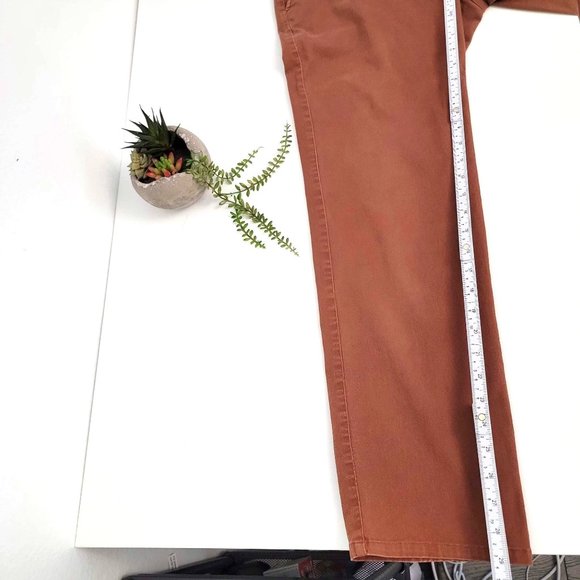 Pendleton Vintage 90s Cognac Brown Straight Leg Chino Pants Size 10 - Picture 11 of 12